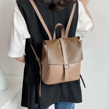 

Backpack women 2020 new color-matching bag female high-capacity wild large-capacity multi-layer ladies backpack
