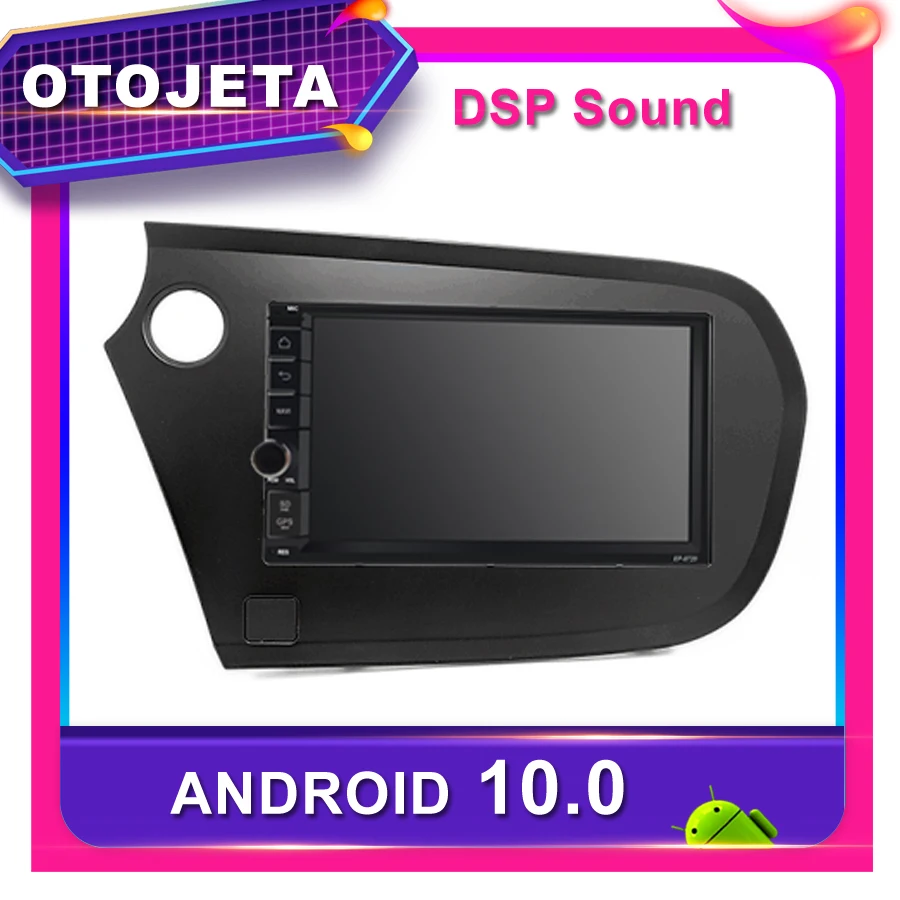 Автомобильный dvd-плеер с рамкой android 10 0 стерео радио для Honda Insight GPS Мультимедиа USB