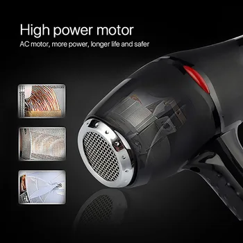 

2000w Hair Dryer Strong Wind Professional Hair dryer Salon Dryer Hot &Cold Wind Negative Ionic Hammer Blower Dry Electric Dryer