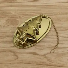 Рождественская елка Форма инфузионное чайное ситечко с отрывными листами блокировки специи фильтр гаджет