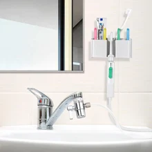 Горячая 6 шт сопла кран Стоматологический Ирригатор полости рта вода Флоссер портативный переключатель струя нить для полива зубов Зубная Щетка Очиститель ротовой полости