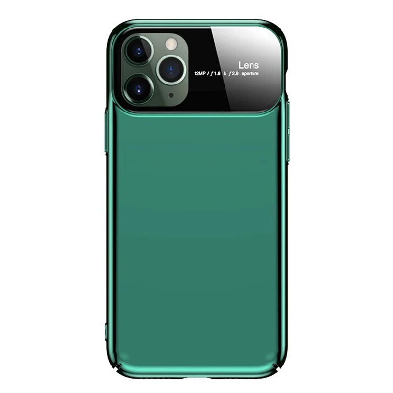 Чехол для iPhone 11 Pro жесткий пластиковый стеклянный защитный чехол объектива Max 7 6S 8