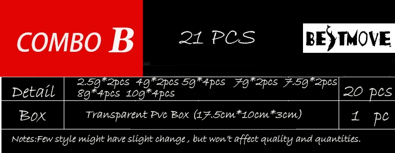 BESTMOVE, силиконовая приманка для рыбалки, набор, металлическая джиг-ложка, Спиннер, жесткий пластиковый воблер, гольян, кренкбейт, Поппер, карандаш, VIB, с коробкой