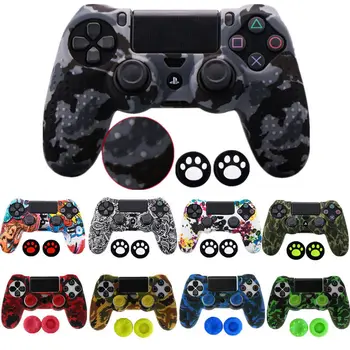 

Anti-slip Silicone Cover Skin Case Protective Cover Skin thumb grip for Sony PlayStation Dualshock 4 PS4 DS4 Pro Slim Controller