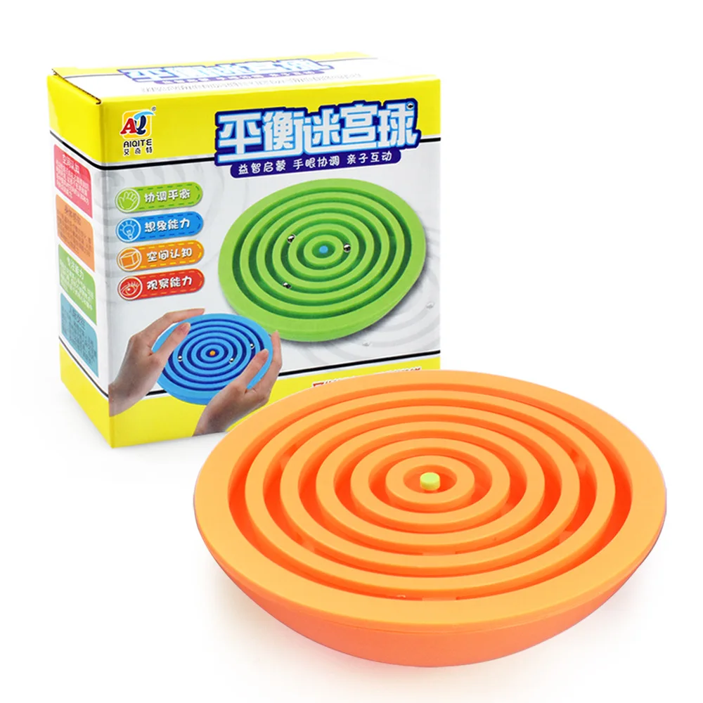 Лабиринт с полушариками игра из трех металлических стальных бусин головоломка