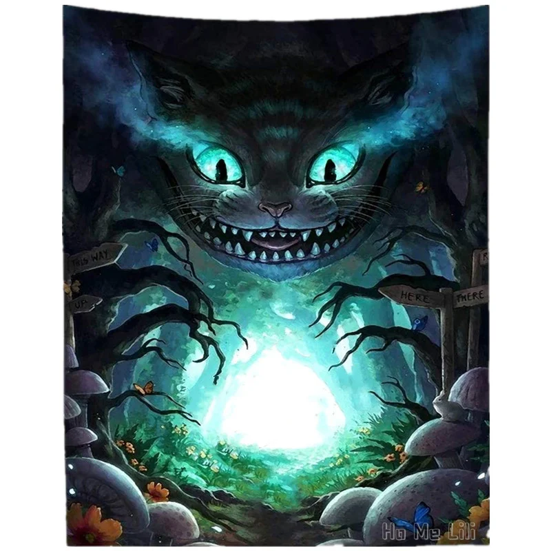 

Cartoon Forest Animal Magic Tree Lovers Party Decoration Background By Ho Me Lili Tapestry For Bedroom Living Room Dorm