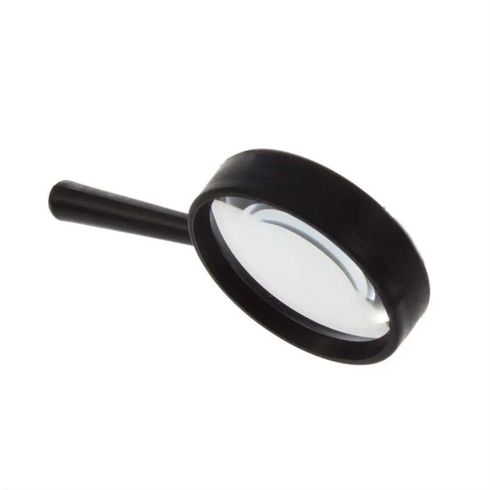 

Top Handheld Reading 5X Magnifier Hand Held Magnifying 25mm Mini Pocket Magnifying Glass Children Magnifying Glass