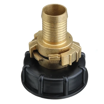 

20mm/25mm S60x6 IBC Hose End Brass Claw Coupling Faucet Thread Fuel Tank Drain Adapter Outlet Connector Valve Fitting Home Tools