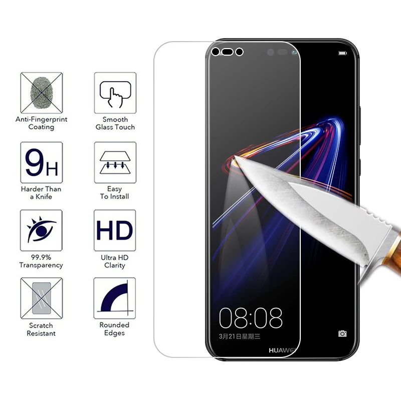 

Transparent Screen Protector For Huawei P Smart Y6 Y7 Prime Y5 Y9 2018 Nova Lite 2S Nova 3i 3 3E Front Film Tempered Glass