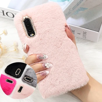 

LLZ.COQUE Luxury Fur Case for Samsung Galaxy A71 A51 A70 A50 A40 A30 A20 A20E A10 A10E A8 A6 A3 J6 J5 J4 Plus J3 Diamond Cover