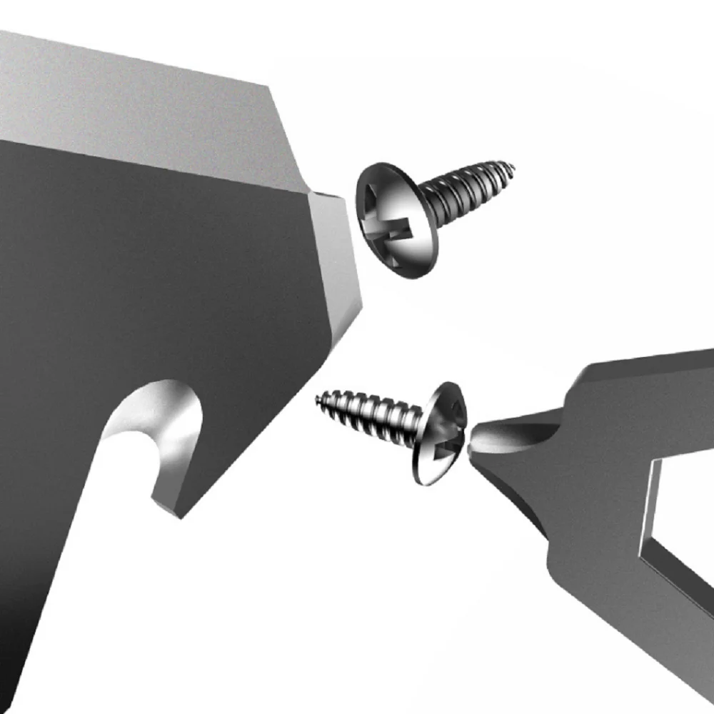 Высокоуглеродистая сталь Многофункциональная безопасная наружная отвертка