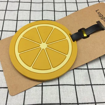 

Cartoon Coconut Tree Luggage Tags Baggage Boarding Silica Gel Suitcase ID Address Label Travel Accessories