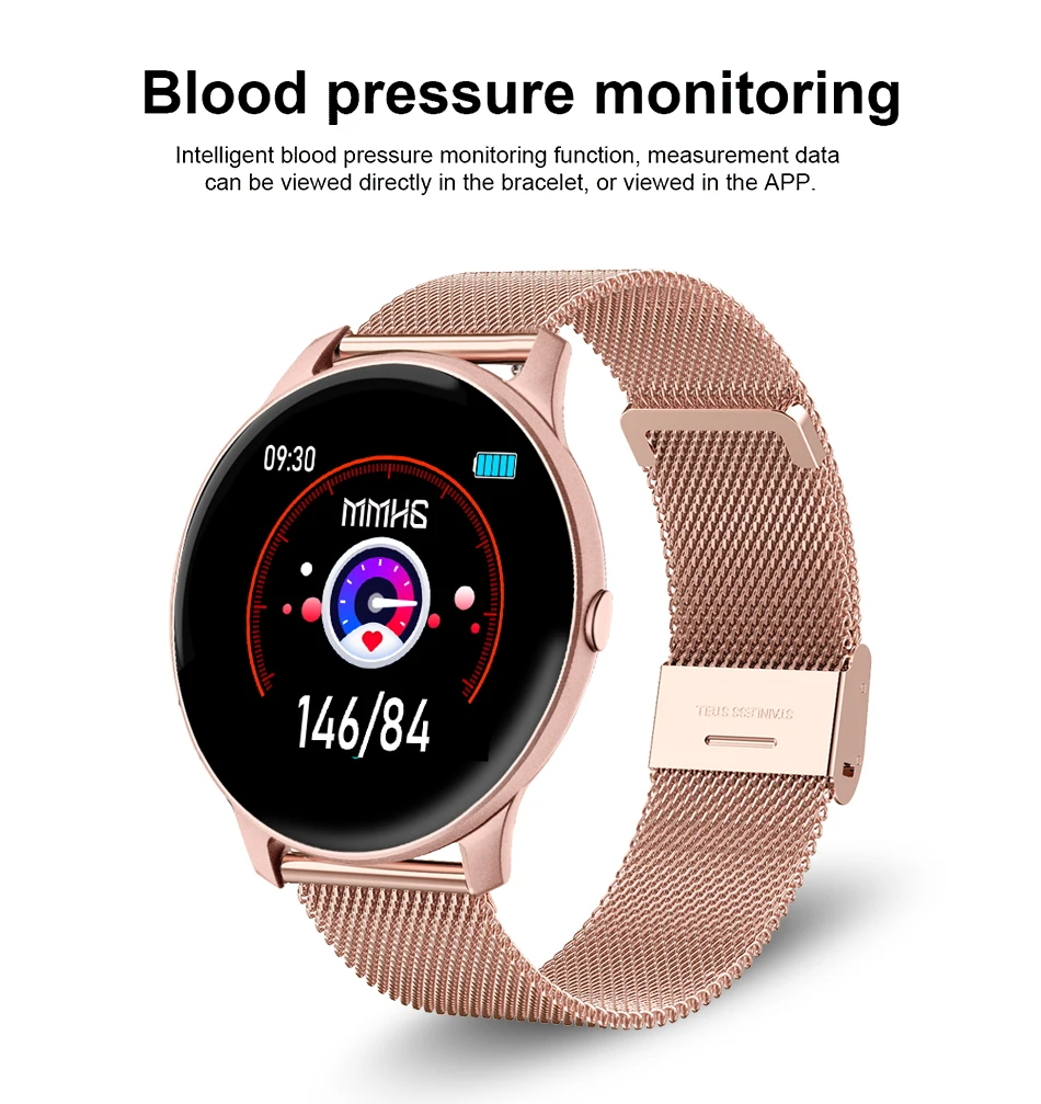 LIGE New 2020 Color Screen Smart Watch Women men