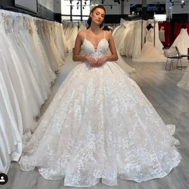 De novia con espalda descubierta estilo Dubai Vestidos De fiesta por encargo Vestidos De novia De estilo princesa encaje Puffy fiesta Maxi vestido De novia|Vestidos| - AliExpress