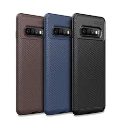 Чехол для телефона samsung s10 plus s10e чехол etui защитный чехол аксессуары на galaxy s 10 5g s10plus 10s раскладной; Мягкий ТПУ Матовый