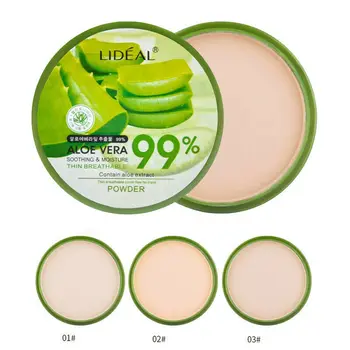 

99% Aloe Moisturizing Smooth Foundation Powder Facial Concealer Whitening Brightening Powder Concealer