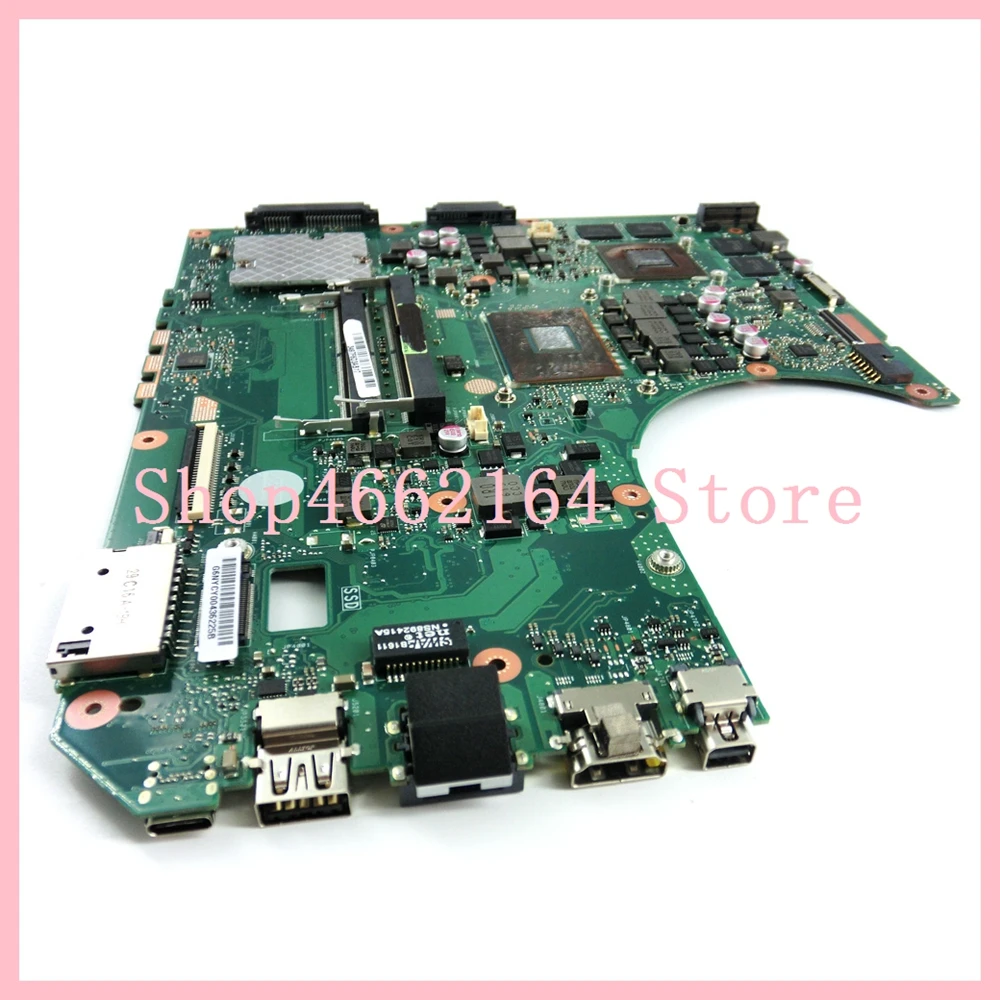 price reduction N552VW Motherboard /I7-6700HQ CPU GTX960 Mainboard For ASUS N552V N552VW Laptop Motherboard 90NB0AN