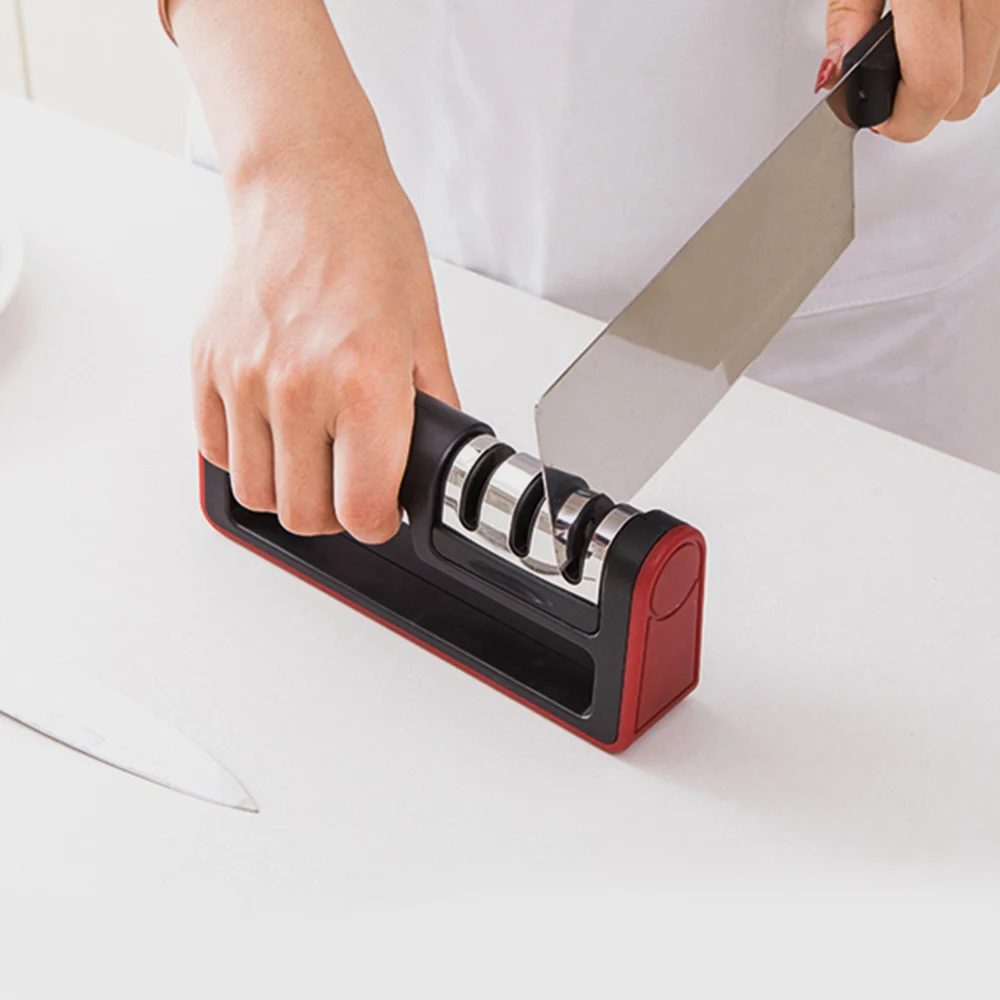 

1pc Professional Knife Sharpener Quick 3 Stages Sharpener Knife sharpening Tools Sharpening Stone Dropshipping