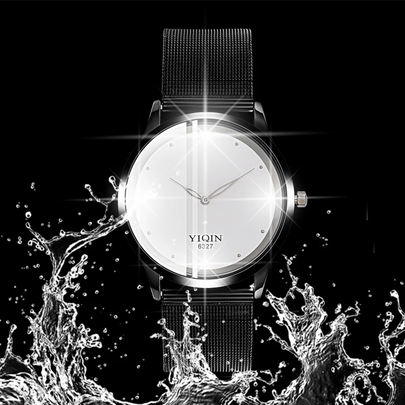 Новые брендовые роскошные женские часы, кварцевые наручные часы, ультра тонкие женские часы, водонепроницаемые часы из нержавеющей стали Kadin Saat с большим циферблатом