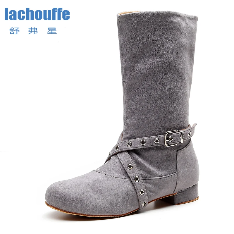 Для женщин с высоким берцем Джаз Обувь для танцев Prupel серого цвета из