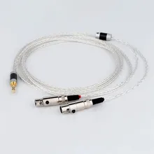 

8Cores OCC Silver Plated Headphone Earphone Cable For Audeze LCD-3 LCD-2 LCD-X LCD-XC LCD-4z LCD-MX4 LCD-GX lcd-24