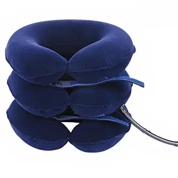 

Neck Massager Household Portable Full Velvet Three-tier Three-pipe Inflatable Cervical Vertebra Tractor