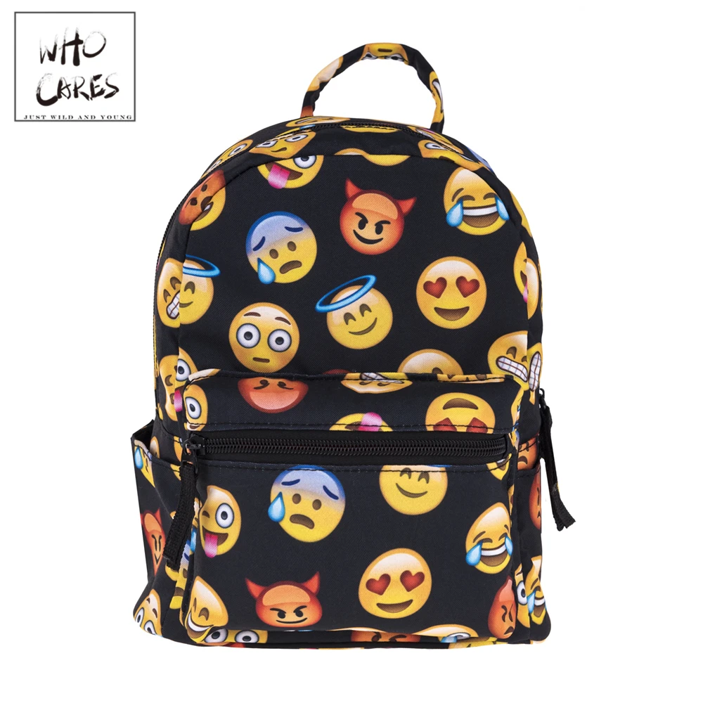 

Female Mochila Cool Alien Print Backpack Women Shoulder Bag For Teenage Multi-Function Small Bagpack School Backpack