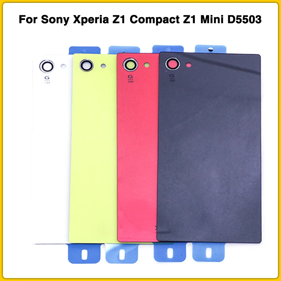 Новый чехол для sony Xperia Z1 Compact Mini D5503 M51W задняя крышка аккумулятора стекло с