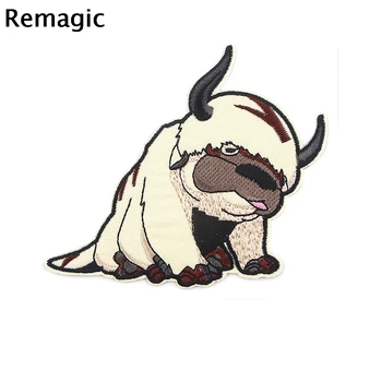 

20pcs Avatar The Last Airbender Cartoon Embroidered clothes patches For clothing Kids Badge Stickers Garment Appliques