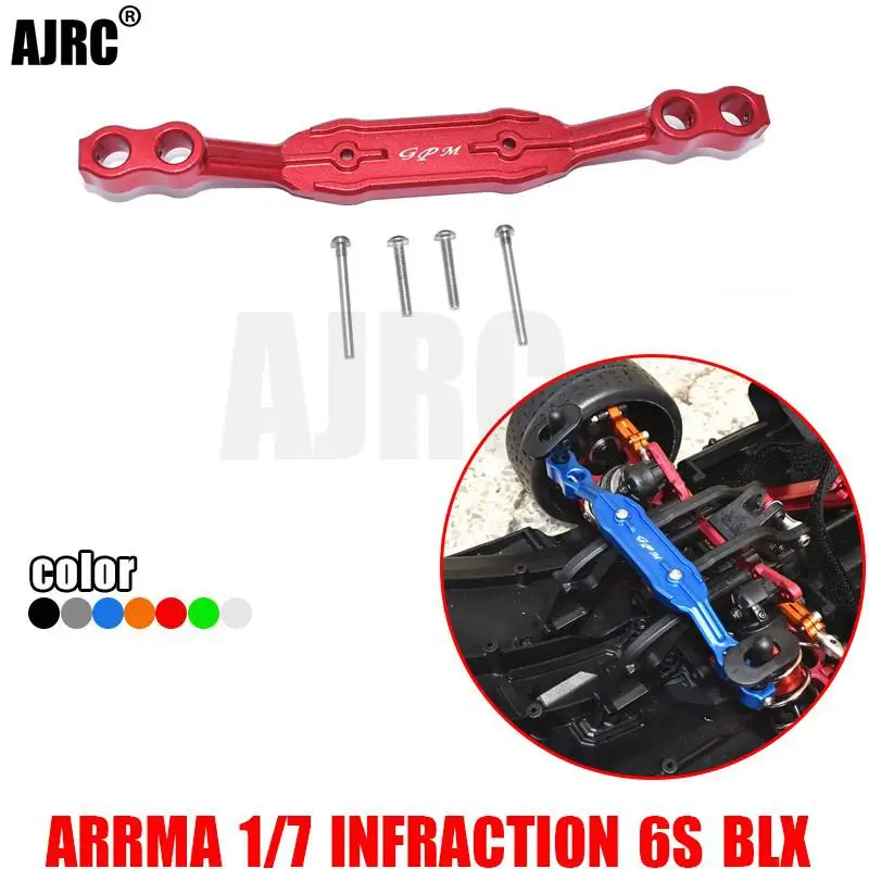 

ARRMA 1/7 INFRACTION 6S BLX-ARA109001 алюминиевый сплав металлический передний и задний универсальный чехол для автомобиля фиксирующее сиденье ARRMA-ARA320517