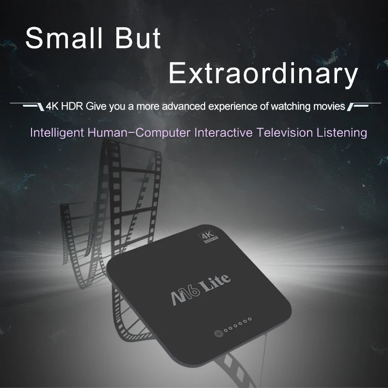 M16 Lite Android Smart Tv Box EMMC ROM телеприставка 4K 3D H.265 Wifi медиаплеер приемник Us Plug