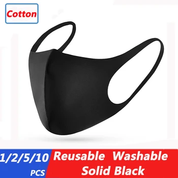 

1/2/5/10pcs Winter Maska Dustproof Mouth Face Mask Breathable Recycle Masks Washable Reusable Unisex Mouth Muffle PM2.5 Mask