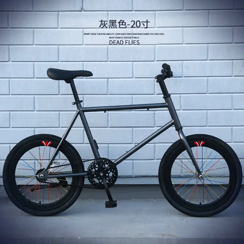 X-Front бренд углеродистая сталь 20 дюймов колеса задние педали тормоза fiets fixie женский дорожный велосипед фиксированная передача детский велосипед - Цвет: grey