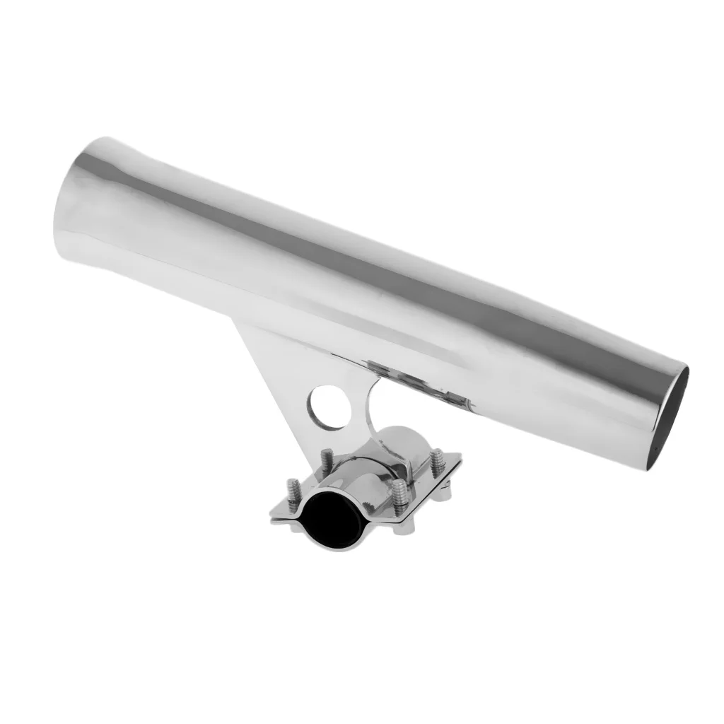 

Stainless Steel Clamp On Fishing Mount Boat Rod Holder for Rails 7/8" to 1