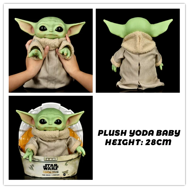 Star Wars The Mandalorian Baby Yoda Grogu Peluche The Child 28 cm