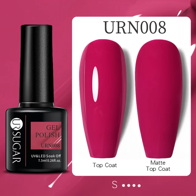 UR SUGAR 7.5ml Luminous Thermal Gel Nail Polish 2 In 1 Color Changing Glow in Dark Soak Off Manicuring UV Gel Nail Art Varnish URN008