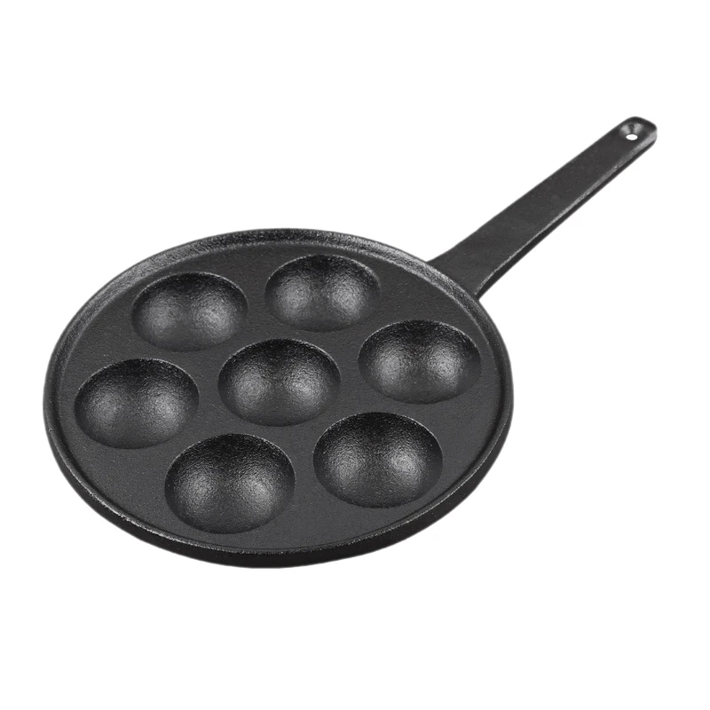 

Nonstick Stuffed Pancake Pan,House Cast Iron Griddle for Various Spherical Food,2"Diameter Molds