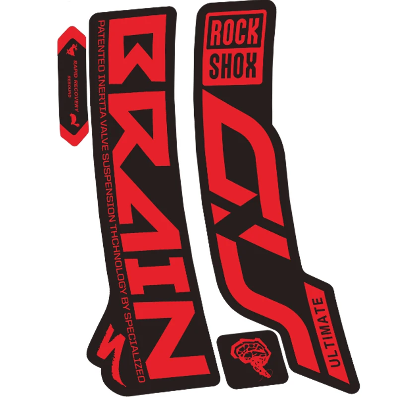 rockshox sid brain Смарт версия передняя вилка наклейка горный велосипед наклейки Защита велосипеда