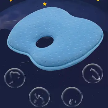 

Anti Roll Pillow Shape Toddler Sleeping Positioner Cushion Flat Head Bedding Shaped Cervical Pillow Memory Pillow Pillow