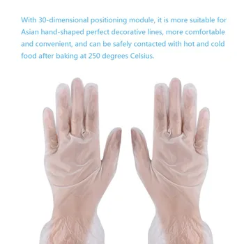 

100PCS Disposable Nitrile Latex Gloves Protective Gloves Household Cleaning Products Flexible Anti-static Properties White