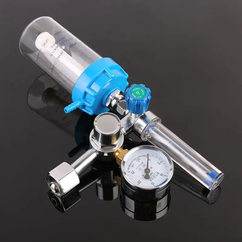

Pressure Regulator O2 Medical Oxygen inhaler Pressure Reducing Valve Oxygen Meter G5/8" 0-10L/min