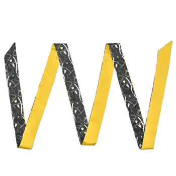 

63" Skinny Scarf Ribbon Purse Scarf Silk Skinny Scarves for Women Neck Scarf Fashion Scarfs for Women Lightweight Hat Ribbon