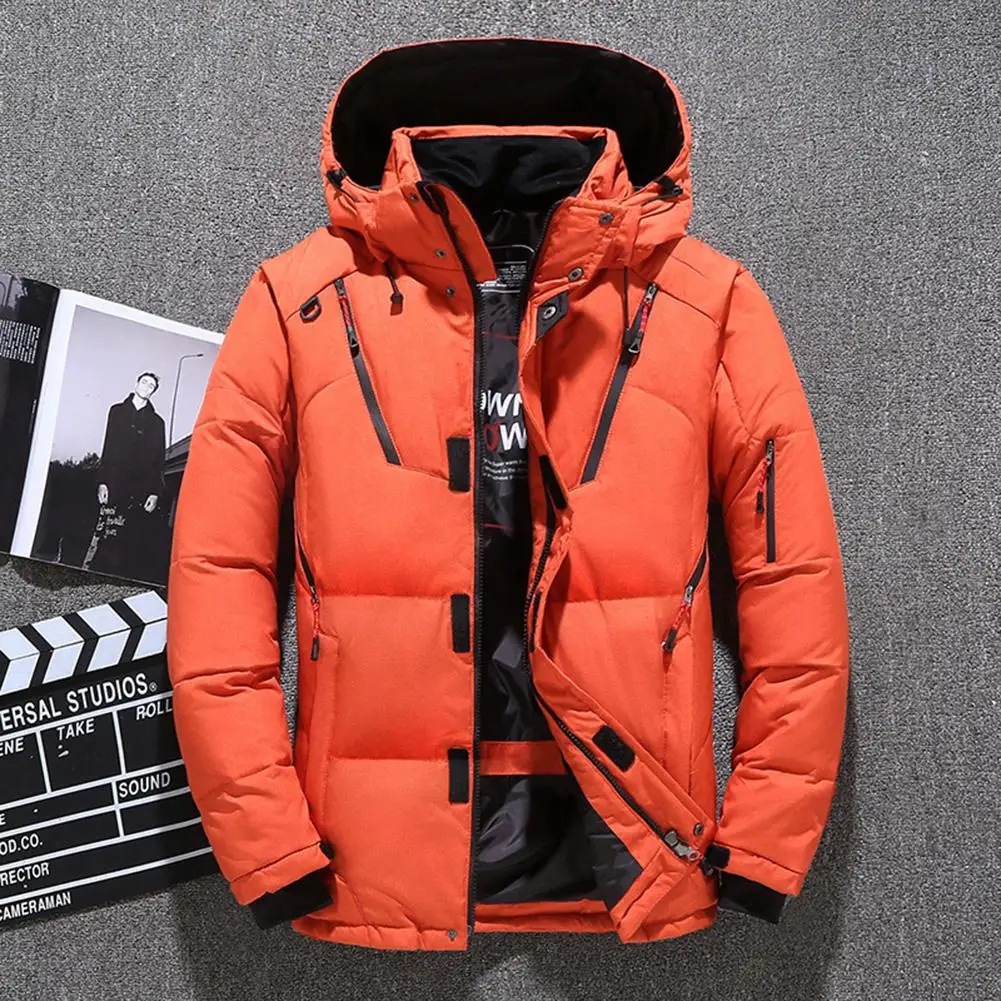 2019 New Casual Mens Jackets Coat Winter Warm Jacket Patchwork Hooded Streetwear Coats Men Outerwear | Мужская одежда