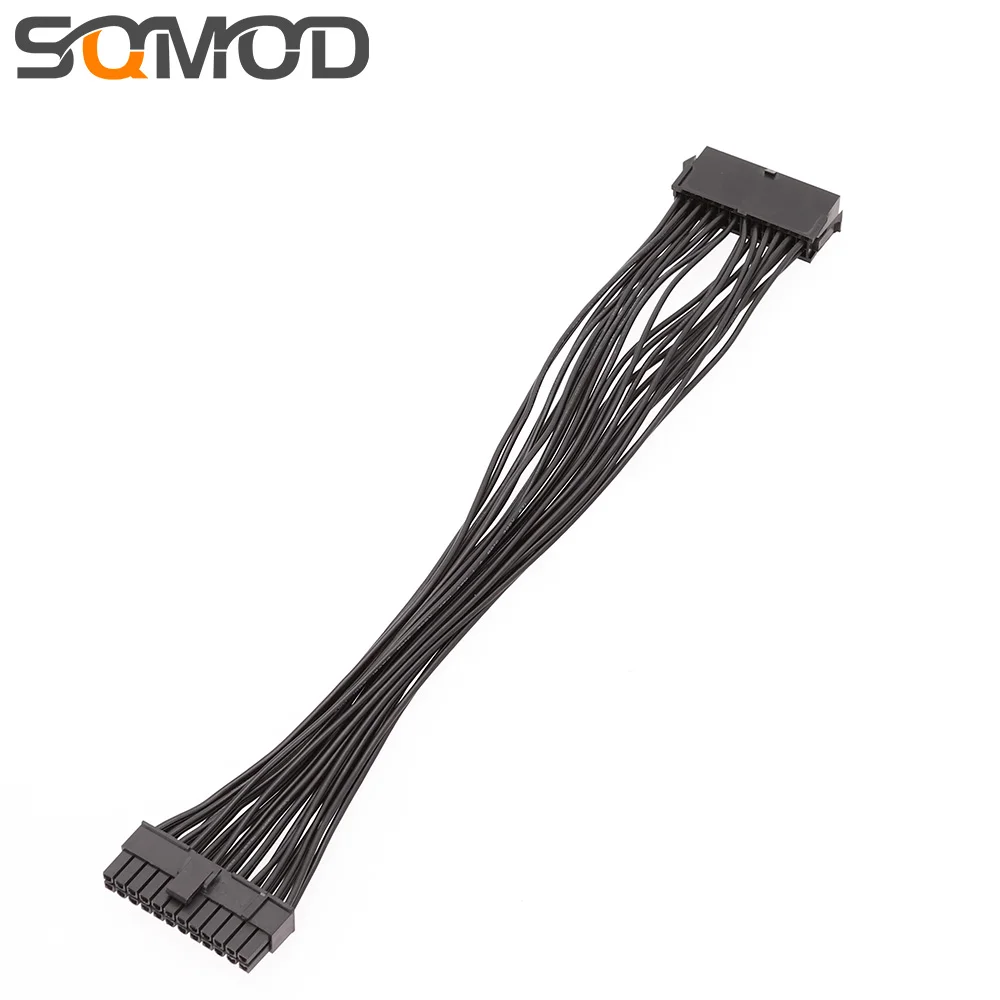 24 pin PSU power extension cable power supply 30 cm 24 pin power male to female ATX mining computer adapter
