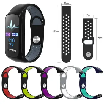 

2019 Newly 6 colors Sports Wristband Silicone Replacement Watch Band Wrist Strap 18MM For Samsung SM-R370 Smart Watch