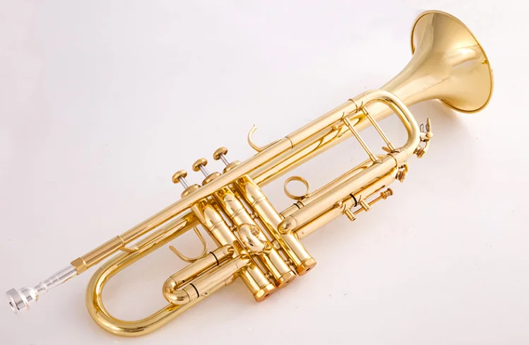 8335 Bb Trumpet B Flat Brass Silver Plated Professional Trumpet Musical Instruments with Leather Case Made in Japan quality