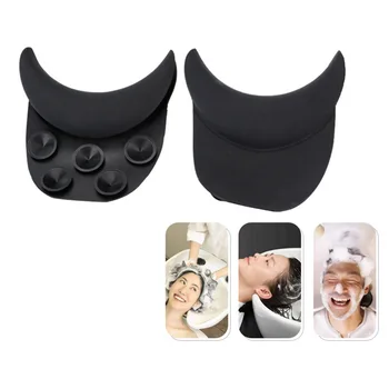 

Silicone Shampoo Head Pillow Neck Rest with Suction Cup Hair Wash Sink Basin Hair Dressing Hair Styling Tools Accessories
