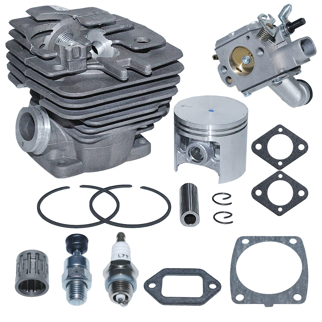 

47mm Cylinder Piston Kit For Stihl MS361 MS 361 Carburetor Decompression Valve Spark Plug Gasket Chainsaw Part