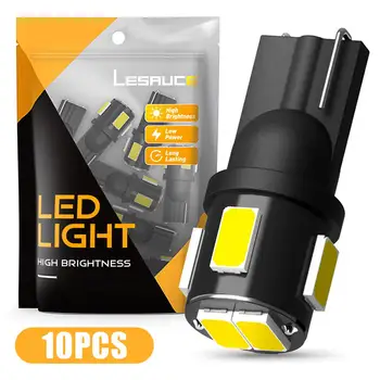 

10pcs 194 168 W5W T10 Led Bulb Car Interior Light Parking Lamp For Hyundai Tucson 2017 Santa Fe Elantra Getz I20 Sonata Ix25 I40