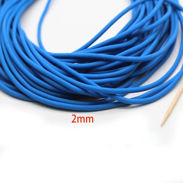 5m Solid Elastic Rubber Fishing Line Diameter 2mm Plain Elastic